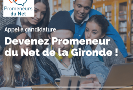 Appel à candidature Promeneur du net de la Gironde - à vos claviers ! 